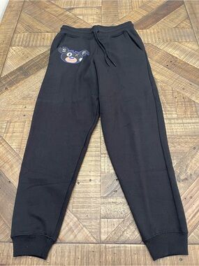 Custom Streetwear Graphic Bear Fleece Jogger Sweatpants